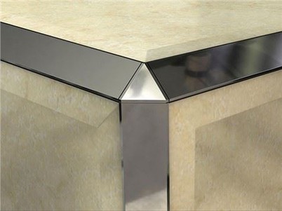 Трикутник кутовий алюмінієва плитка оздоблення