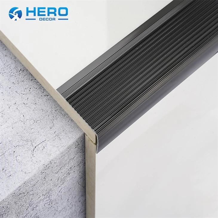 Aluminium Stair Nosing Edge Trim manufacturers