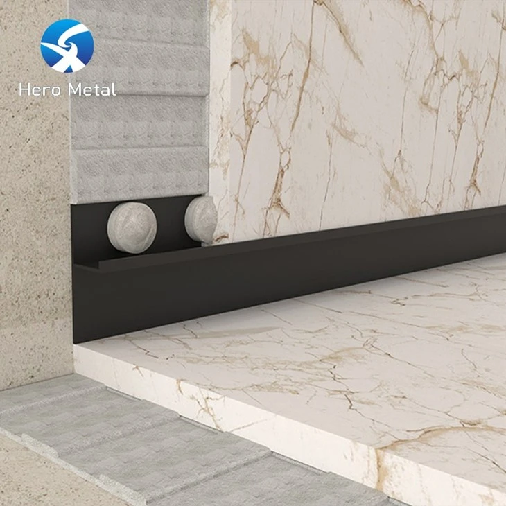 Aluminum Skirting Board Flooring Profile (2)