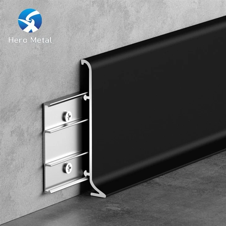 Aluminum Skirting Board Flooring Profile (5)