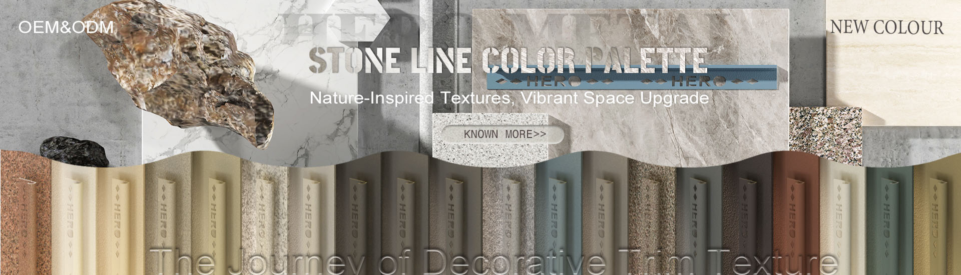 maipei color tile trim series - hero metal