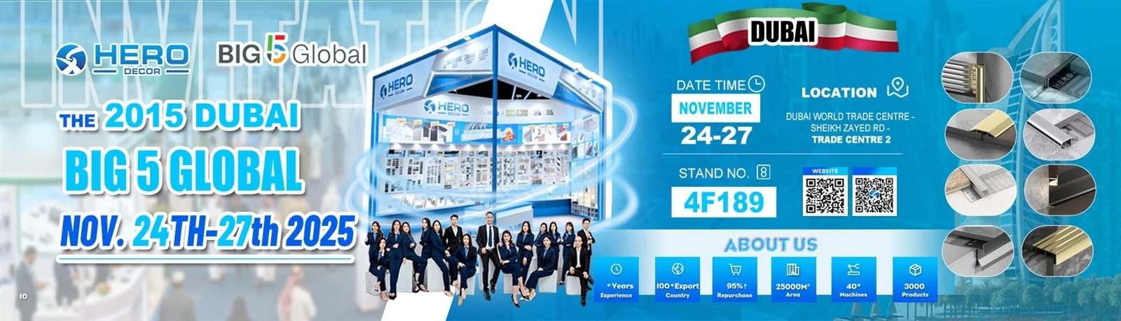HERO METAL At The BIG 5 Global 2025 In Dubai HERO METAL At The BIG 5 Global 2025 In Dubai