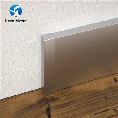 Плінтус з нержавіючої сталі